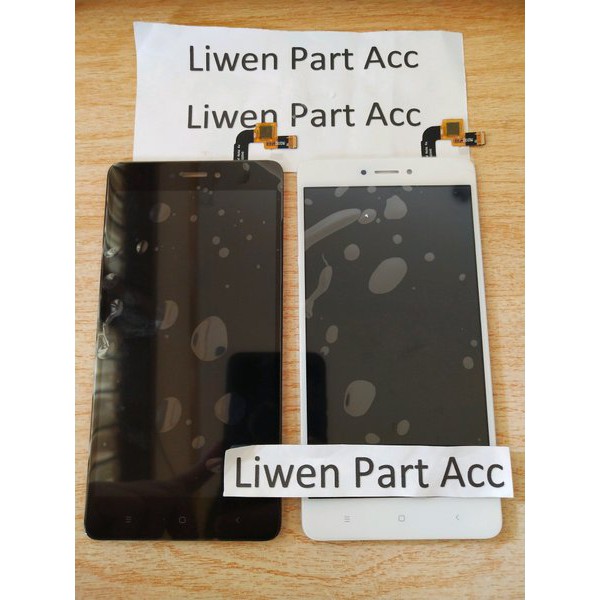 lcd touchsreen lcd ts lcd full xiomi redmi note 4x hitam putih gold