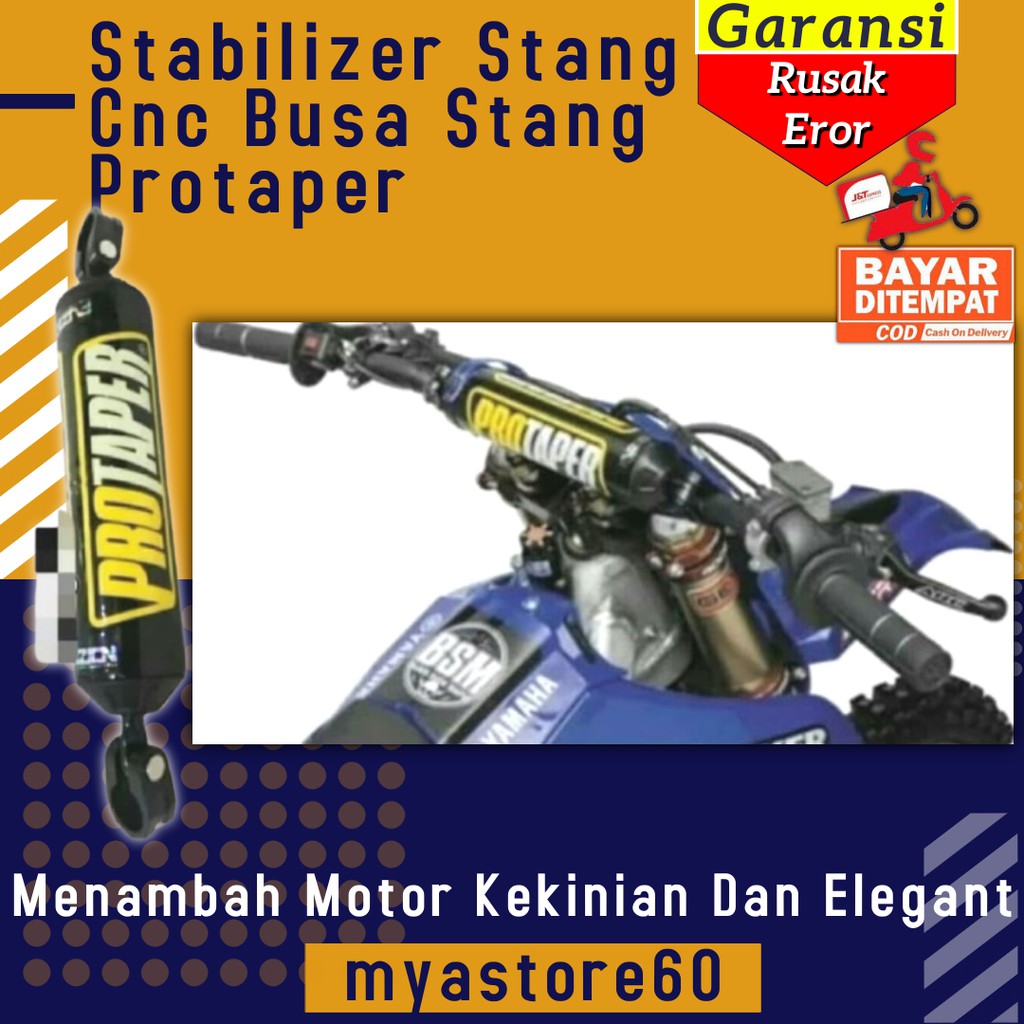 Stabilizer Stabiliser Palang Stang Cnc Busa Stang Protaper Palang Stang Plus Busa Cnc Variasi Motor