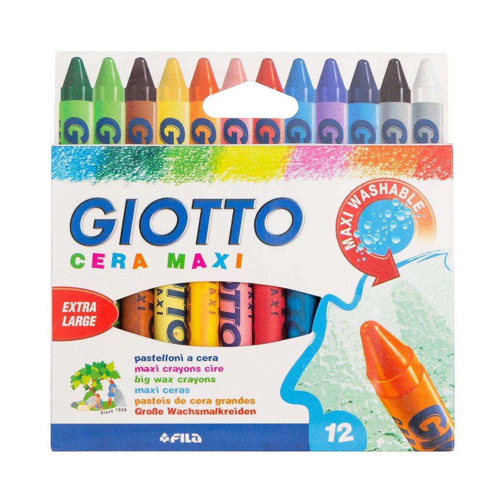 

Giotto Cera Maxi 12 Colors