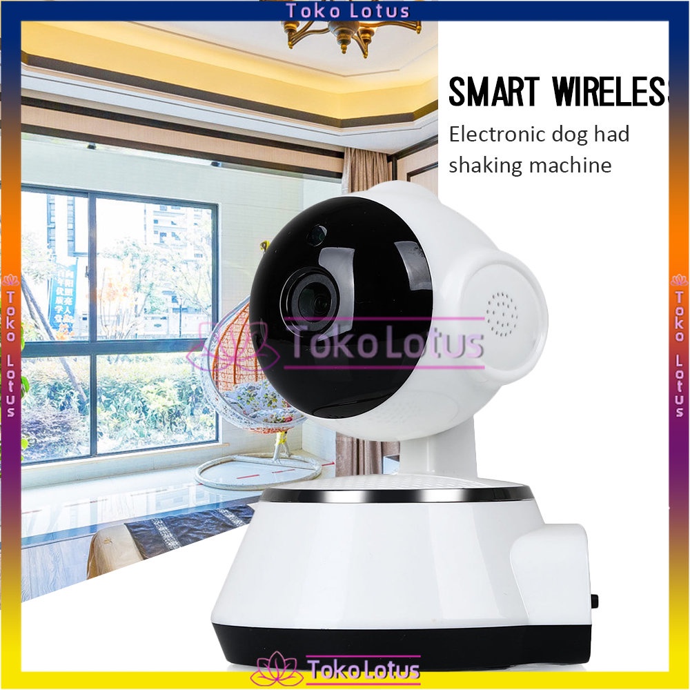 𝐁𝐈𝐒𝐀 𝐂𝐎𝐃 - Suport V380 Pro / WIFI Smart Net Camera / Wireless Wifi Smart Shaking Head Monitoring Camera (White) - intl