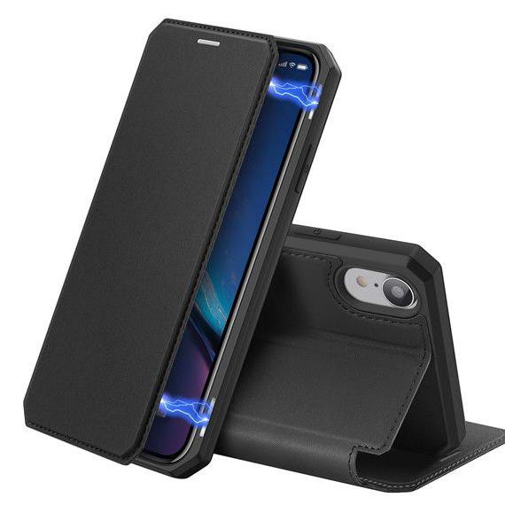 Trendi Case Iphone Xr - Skin X Series, Dux Ducis Premium Flip Case - Hitam Sale