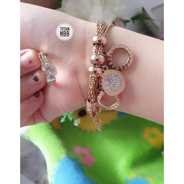 SET GELANG TITANIUM DAN CINCIN
