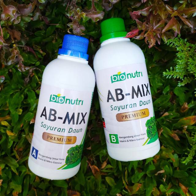 Pupuk-Nutrisi AB Mix Hidroponik Sayur Daun Cair Pekatan 500 ml - BioNutri