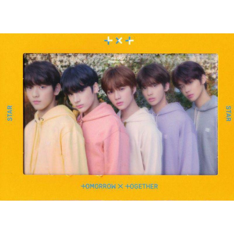 TXT THE DREAM CHAPTER STAR PHOTOCARD TAEHYUN, RING PC TAEHYUN, GROUP PC