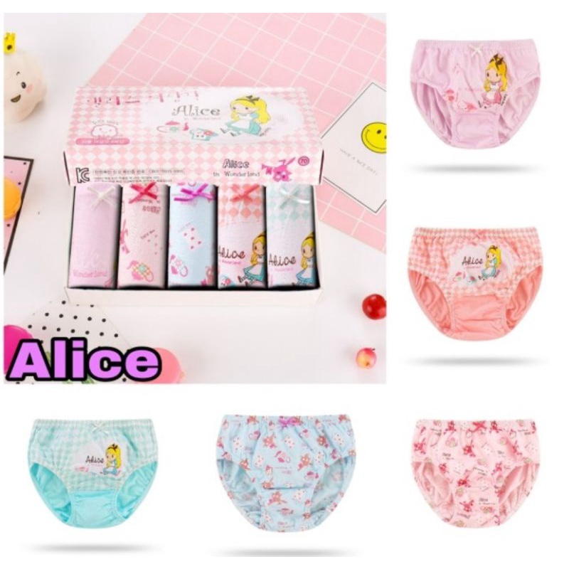 Celana dalam anak CEWEK kualitas import 1BOX isi 5 pcs