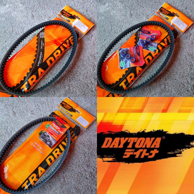 VBELT DAYTONA VANBELT VARIO 125 VARIO 150 ORI DAYTONA JAPAN DOUBLE NOTCH GERIGI