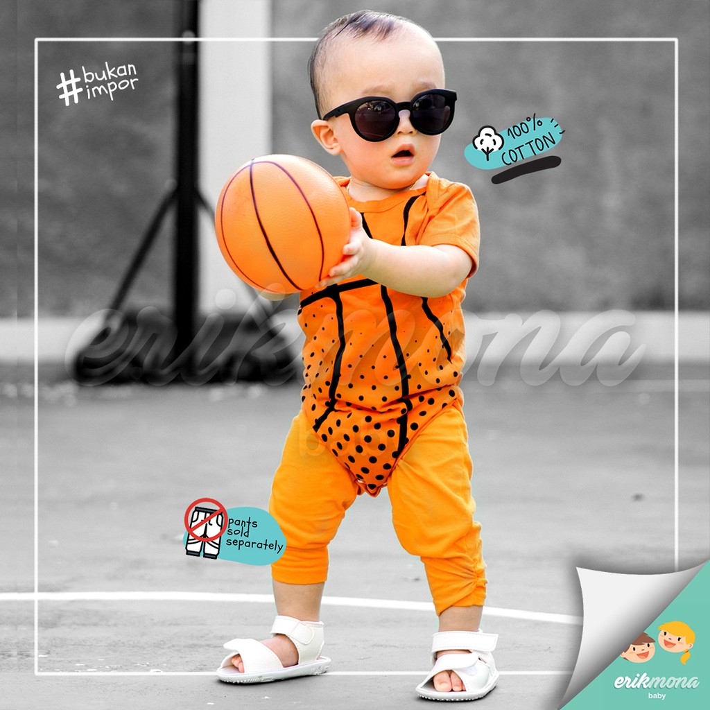 baju bayi jumper bayi lucu murah model bola basket basketball