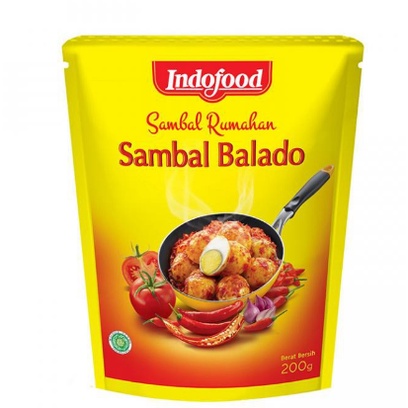 

Indofood Sambal Balado Merah 200gr/Sambal Serba Guna/Sambal Rumahan