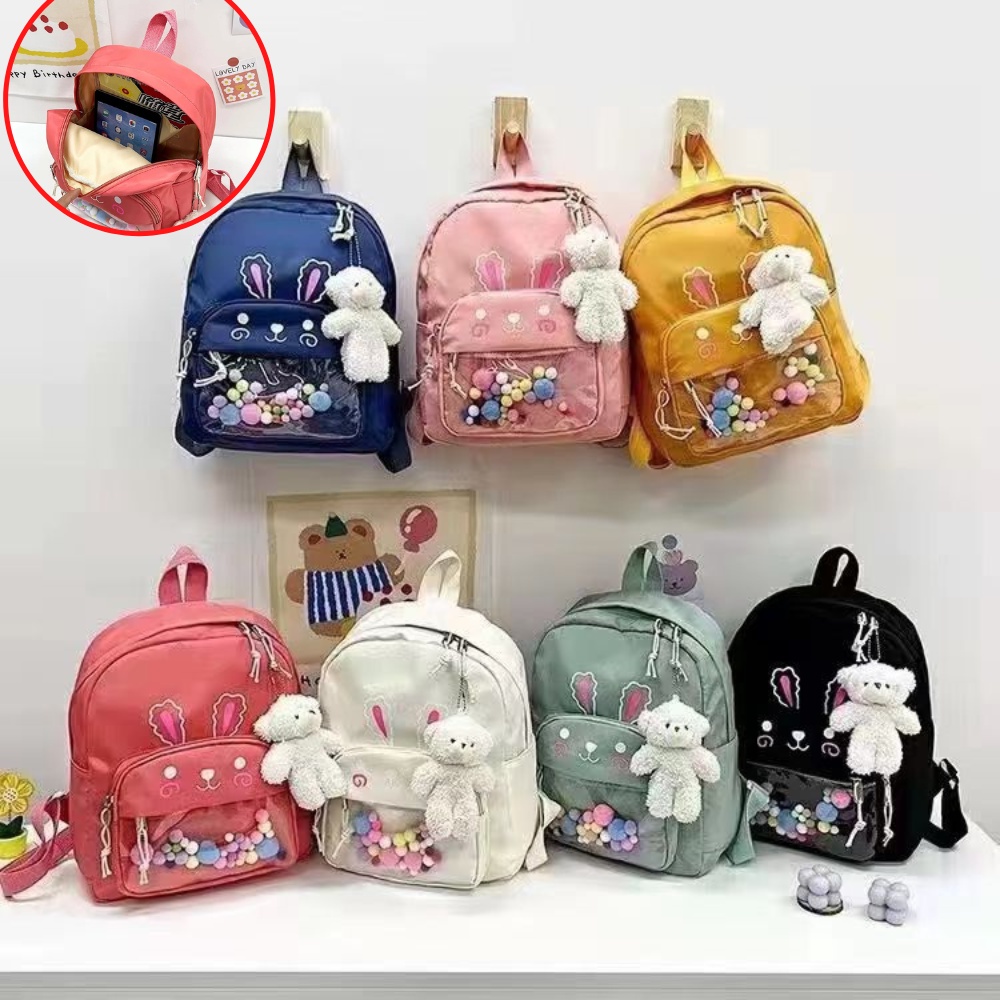 TAS RANSEL SEKOLAH ANAK PEREMPUAN / RANSEL BACKPACK CEWEK TAS FASHION MODEL LUCU S-93116