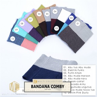 Bandana Rajut Combi Bandana Rajut 2 Warna Ciput Rajut Bandana Rajut Combi Bandana Rajut 2 Warna Ciput Rajut