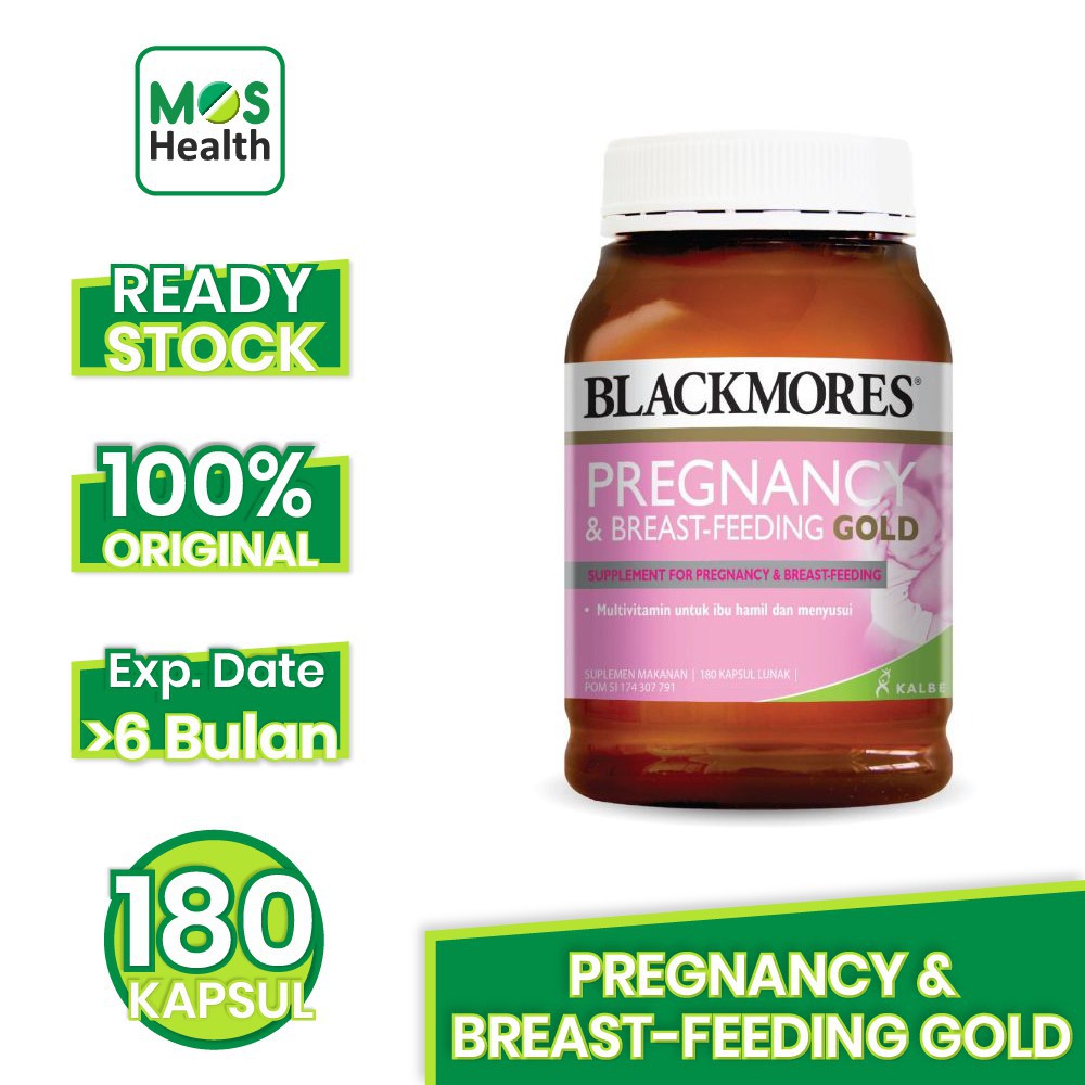 Blackmores Pregnancy Breastfeeding Gold 180 Kapsul