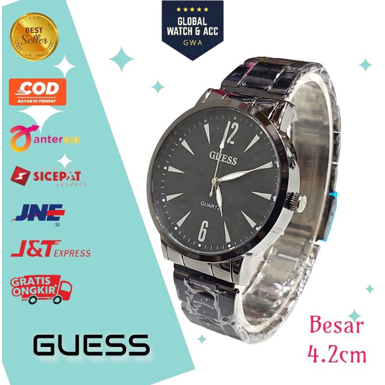 Jam Tangan Rantai Couple Pria Wanita Stainless Classic Model