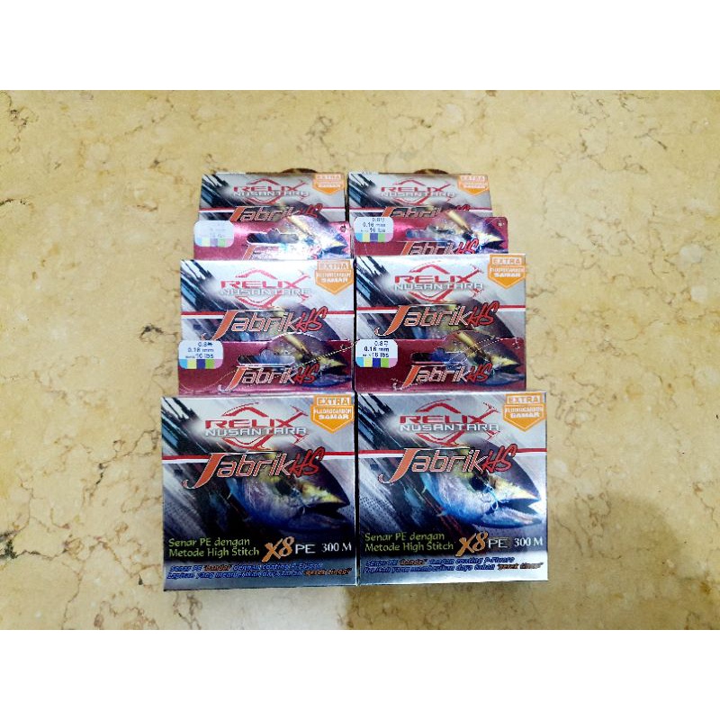 Senar Jabrik HS PE 0.8 300m Relix Nusantara