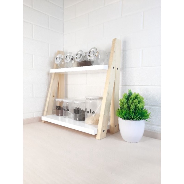 rak bumbu kayu Rak bumbu dapur Rak bumbu susun