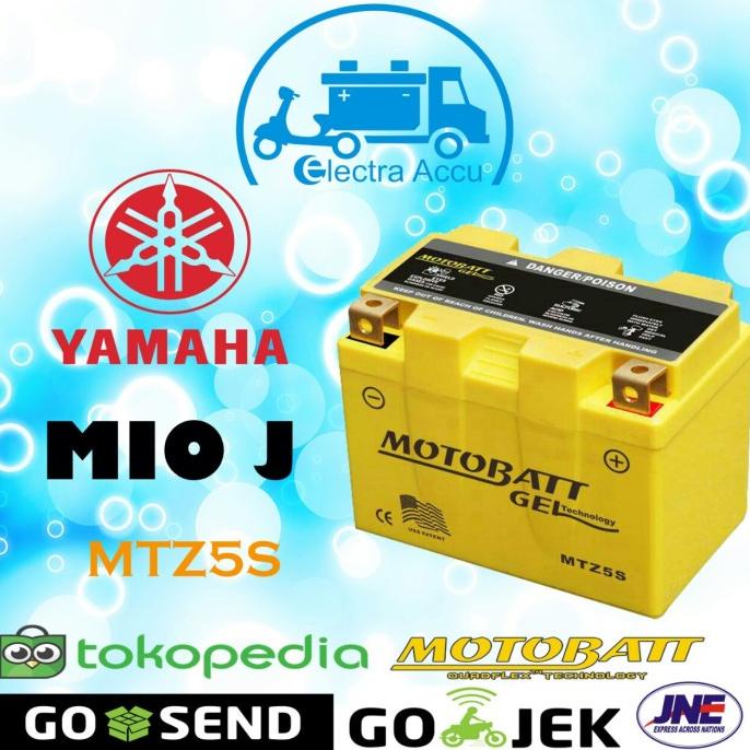 KUALITAS ORIGINAL Aki motor Yamaha Mio J motobatt MTZ5S aki kering
