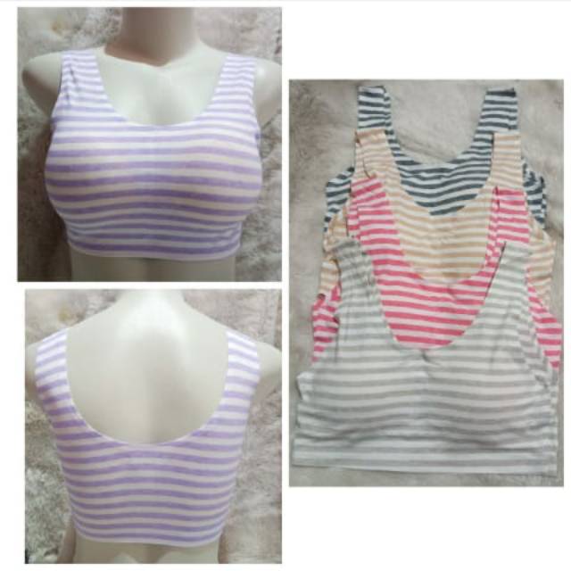 Miniset tanpa jahitan-miniset seamless bra wanita bh sport olahraga sehari hari