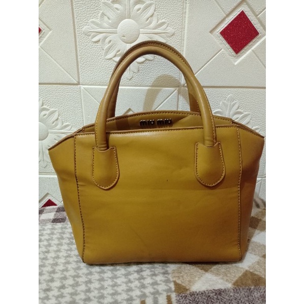 Preloved jonggol tas bran miu miu