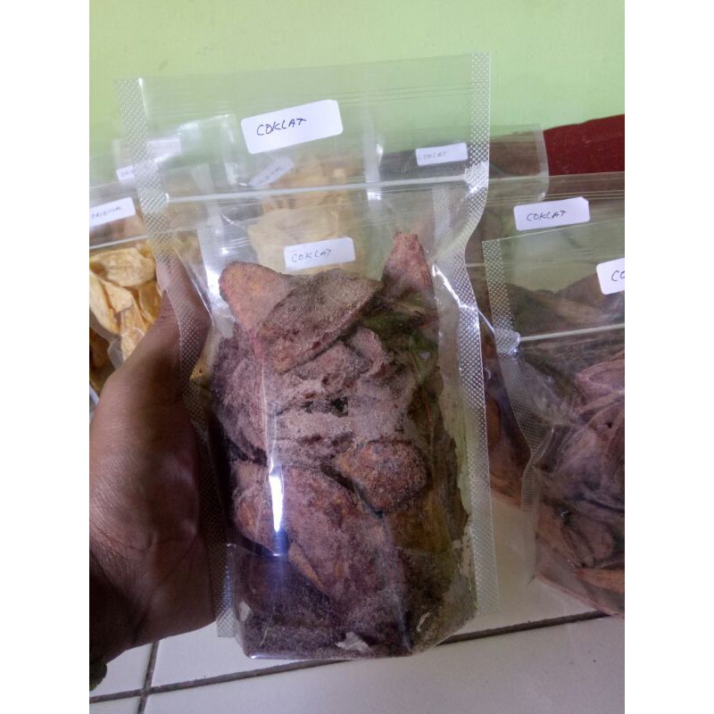 

keripik pisang coklat 100gr.