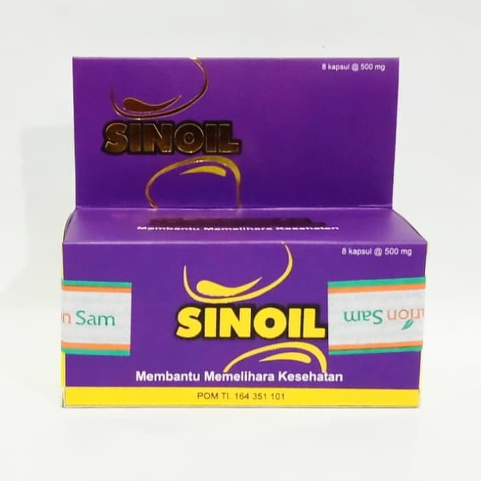 OBAT NYERI & PENGAPURAN SENDI - SINOIL 8 KAPSUL @ 500 MG