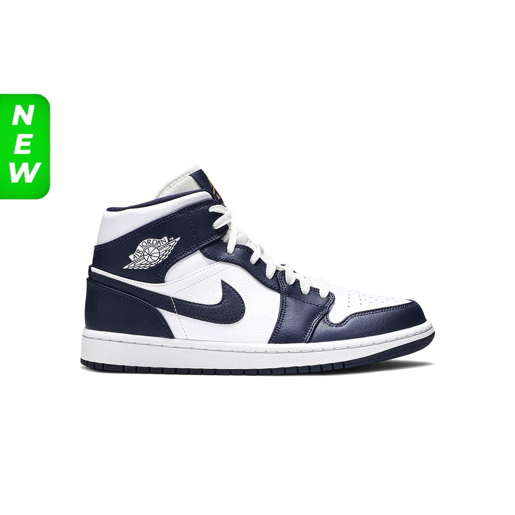 Sepatu Air Jordan 1 Mid 'Obsidian' 100% Realpict