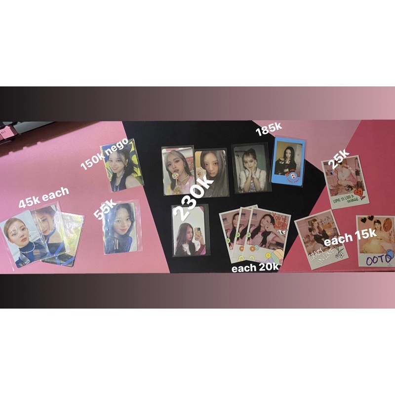 Photocard Crazy In Love ITZY & No Bad Days September (NBD Sept)