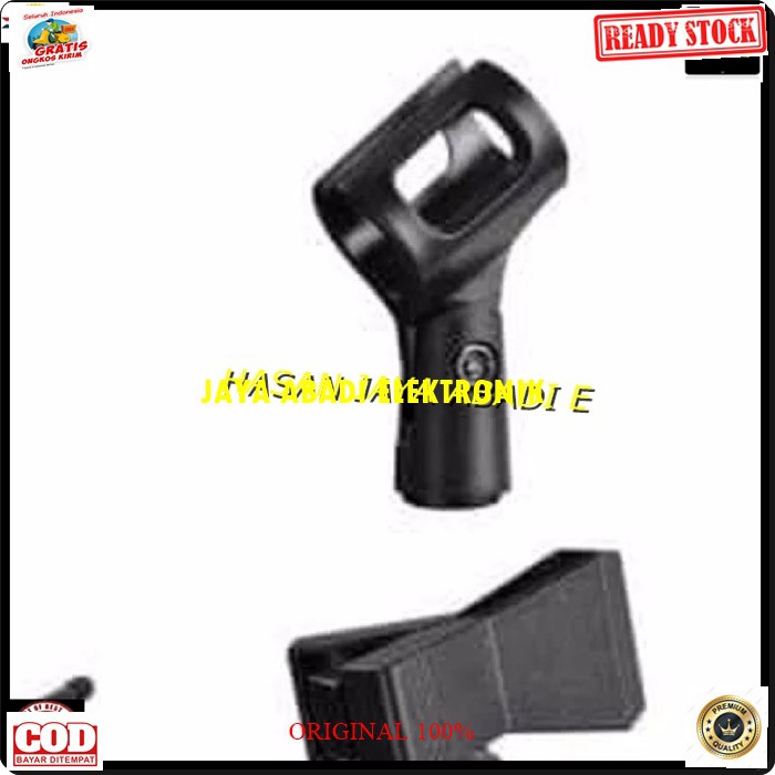 G154 Holder stand mic jepit mik capit kepala microphone jepitan mikrophone hanger acecoriss pegangan gantungan universal breket bracket tiang G154  BISA SEGALA JENIS MICROPHONE  BISA SEGALA JENIS STAND MIC  BAHAN IMPORT G154