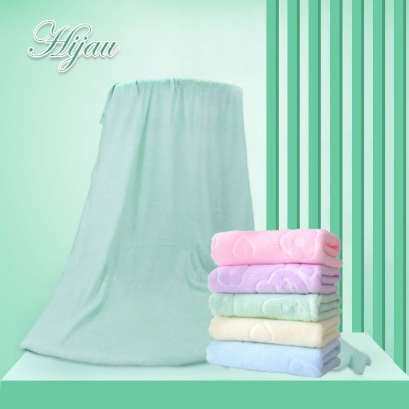 Bundara.id Pr-713 Handuk embos import 100% Microfiber &amp; menyerap handuk travel 70x140