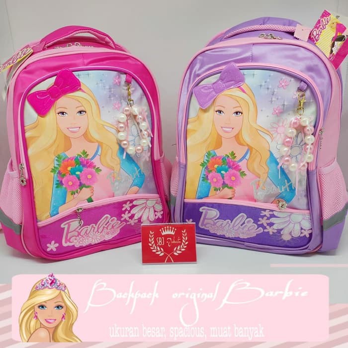 Tas Ransel cewek Sekolah Barbie ORIGINAL / TAS Backpack BARBIE ORIGINAL