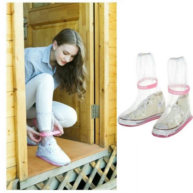Rain shoes cover protector jas hujan pelindung sepatu ok  god