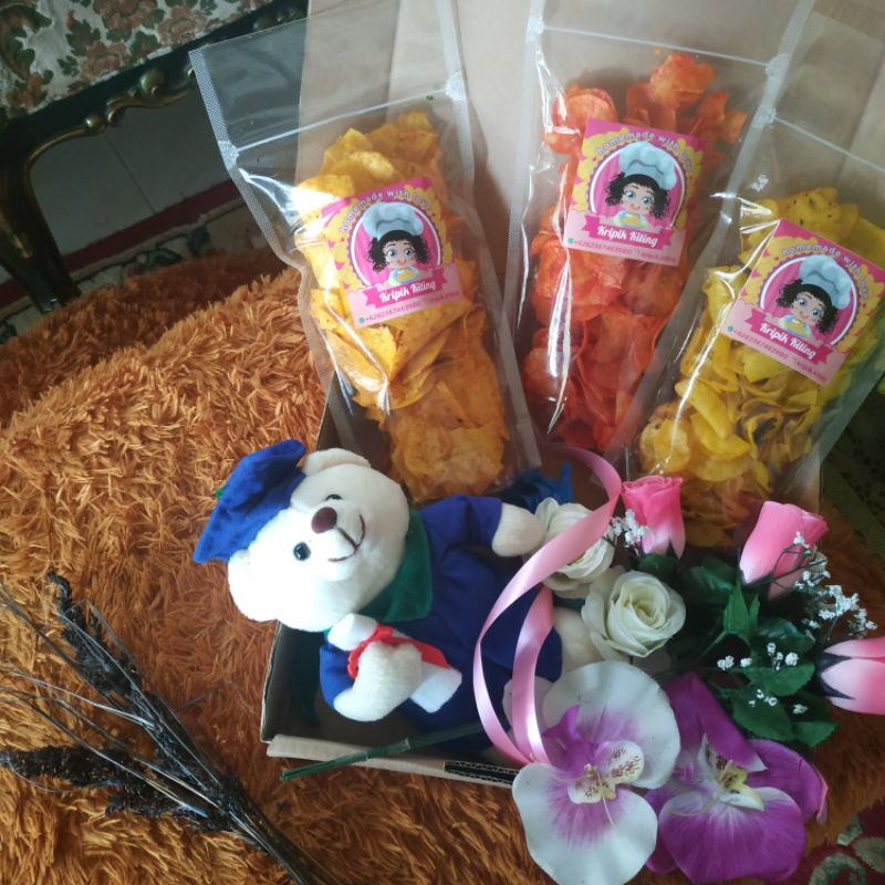 

kripik hampers paket 3 pouch