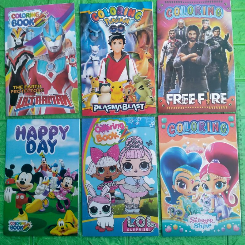 

EDUKASI COLORING BOOK/BUKU MEWARNAI/EDUKATIF 16X24CM GROSIR