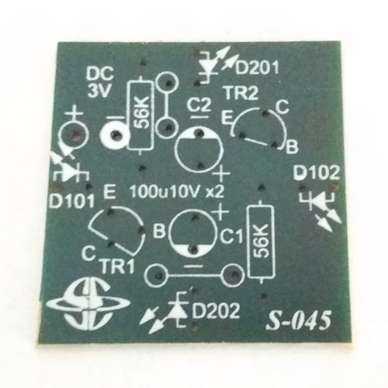 PCB Flip-Flop 2-4 LED S-045