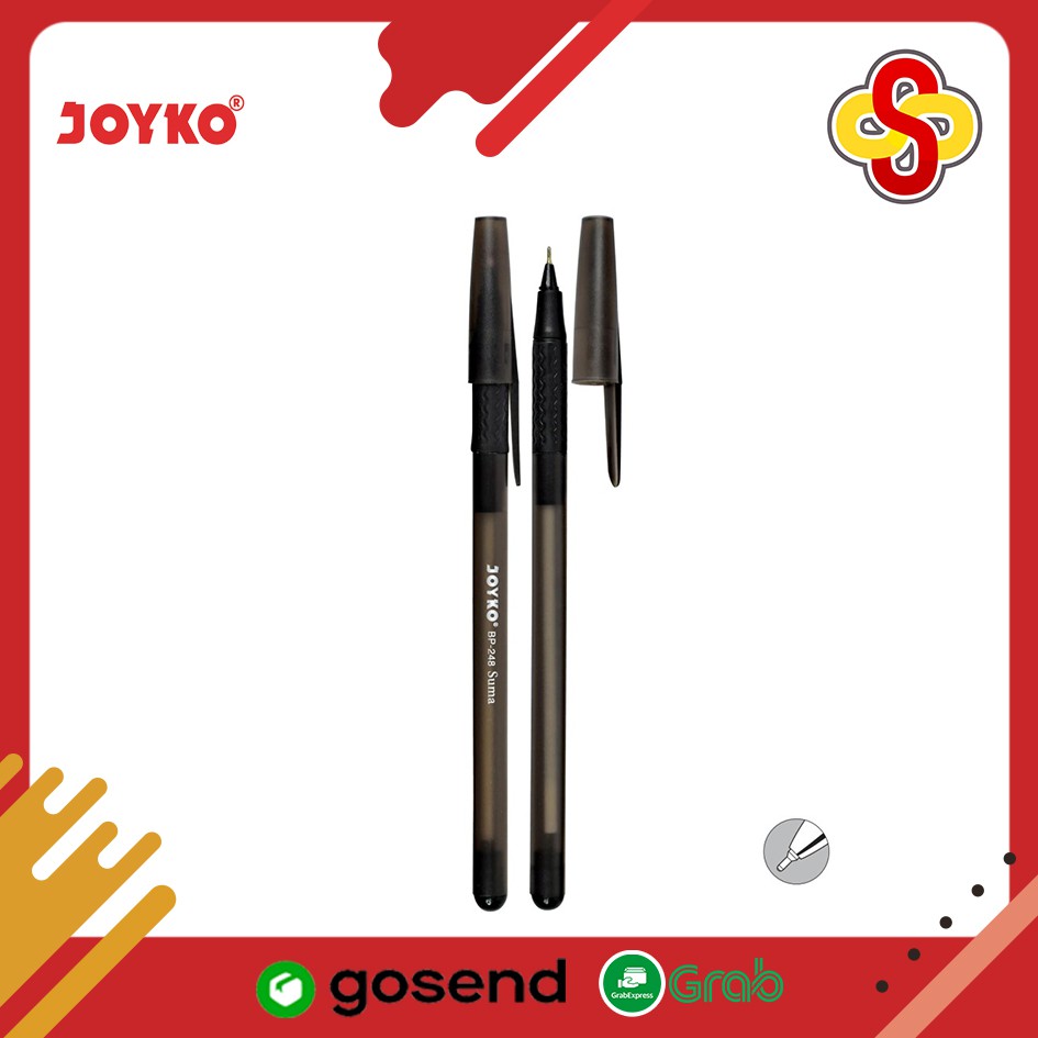 Ball Pen / Pulpen / Pena Joyko BP-248 Suma Isi 12 pcs