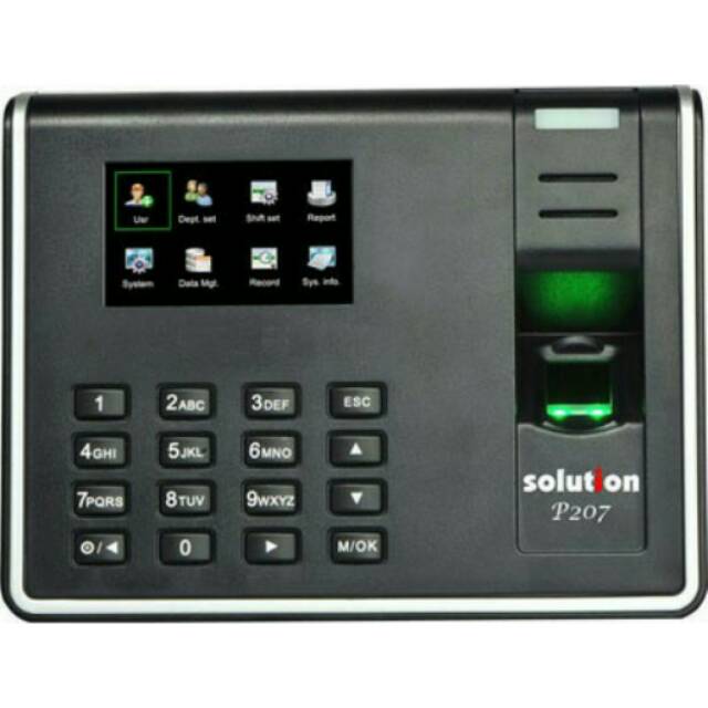 Mesin absen /fingerprint SOLUTION P207#GARANSi SOLUTION
