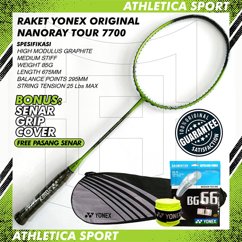 RAKET BADMINTON YONEX NANORAY TOUR 7700 ORIGINAL
