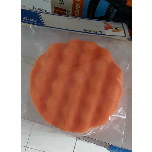 busa poles mobil 7inch atau spon poles mobil 7inch model gelombang