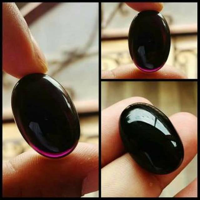 Batu Akik Kecubung Wulung 1000% Original