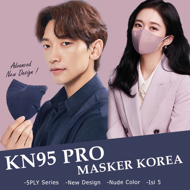 ECERAN Masker Korea KN95 5ply Shrimpink careindo wemask mouson pro