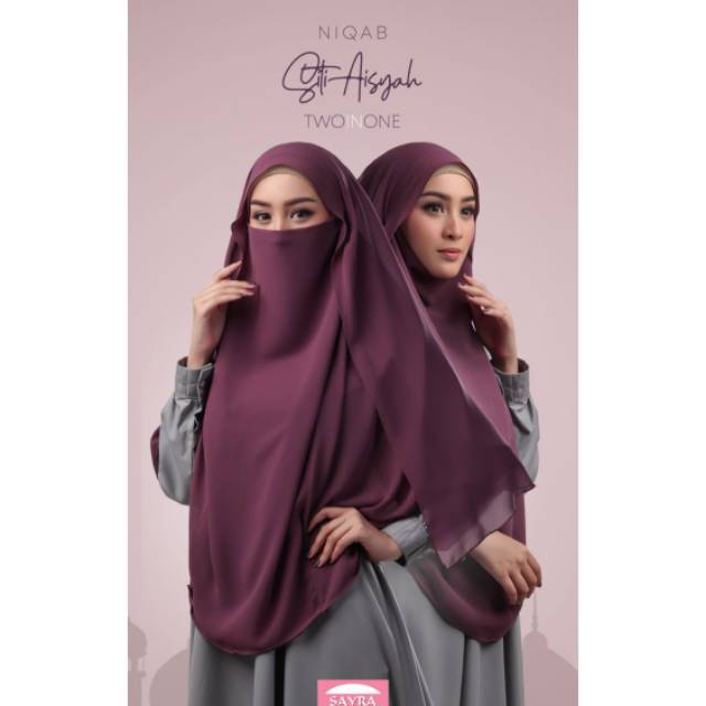 Khimar Siti Aisyah 2in1 Original Sayra Hijab