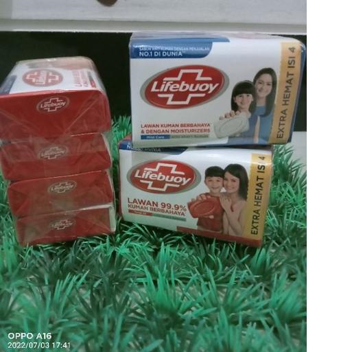 【SUPER Sale】 Lifeboy Sabun Batang Extra Hemat Banded Isi 4 pcs Termurah/{Original}/5.5 Promo >>/MEN 