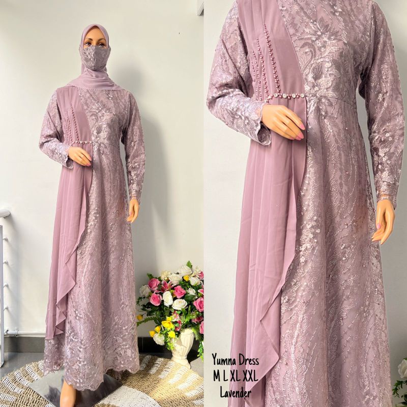 GAMIS TILE YUMNA PREMIUM / GAMIS TILE / GAMIS / GAMIS TILE TERBARU / GAMIS KONDANGAN / GAMIS PESTA / KEBAYA / GAMIS BRUKAT / GAMIS WISUDA / GAMIS WISUDA / GAMIS PENGANTIN