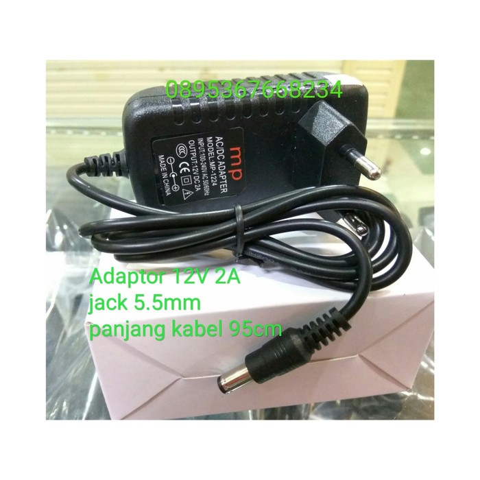 Terlaris Adaptor cctv 12v 2A Adaptor LED murah Yomiko Elegan