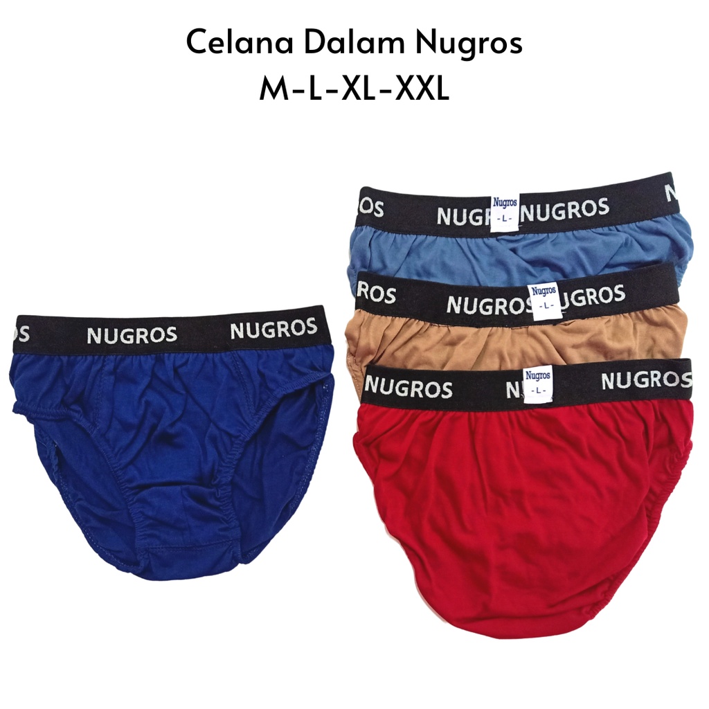 Celana Dalam CD Pria Dewasa Size M-L-XL-L3-L4-L5 Sempak Cowok GOLD/INDOTEX/NUGROS Lembaran Sempak Anak Remaja Dewasa Man Briefs