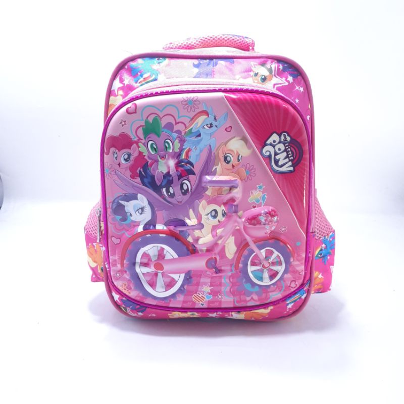 Tas Ransel Tk SD Anak Perempuan Timbul Splash