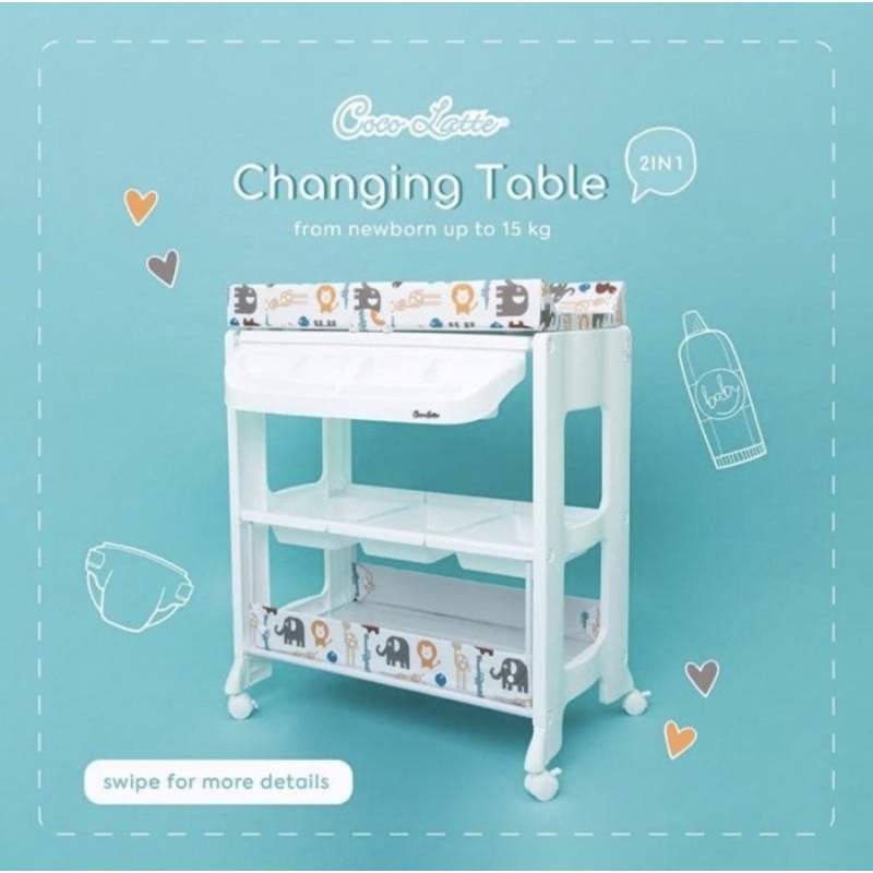 Cocolatte Baby Tafel Changing Table Preloved