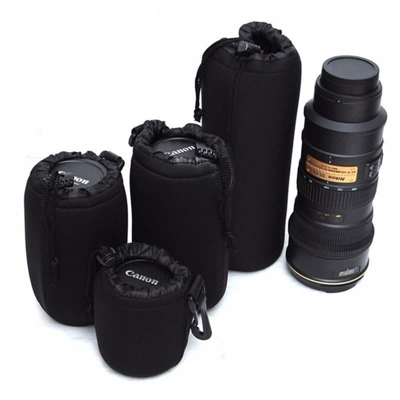 Tas Lensa Kamera DSLR 4PCS - Black