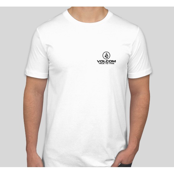 JAKARTA ACCESORIS BAJU KAOS VOLCOM LOGO TEKS BLACK SMALL - PREMIUM