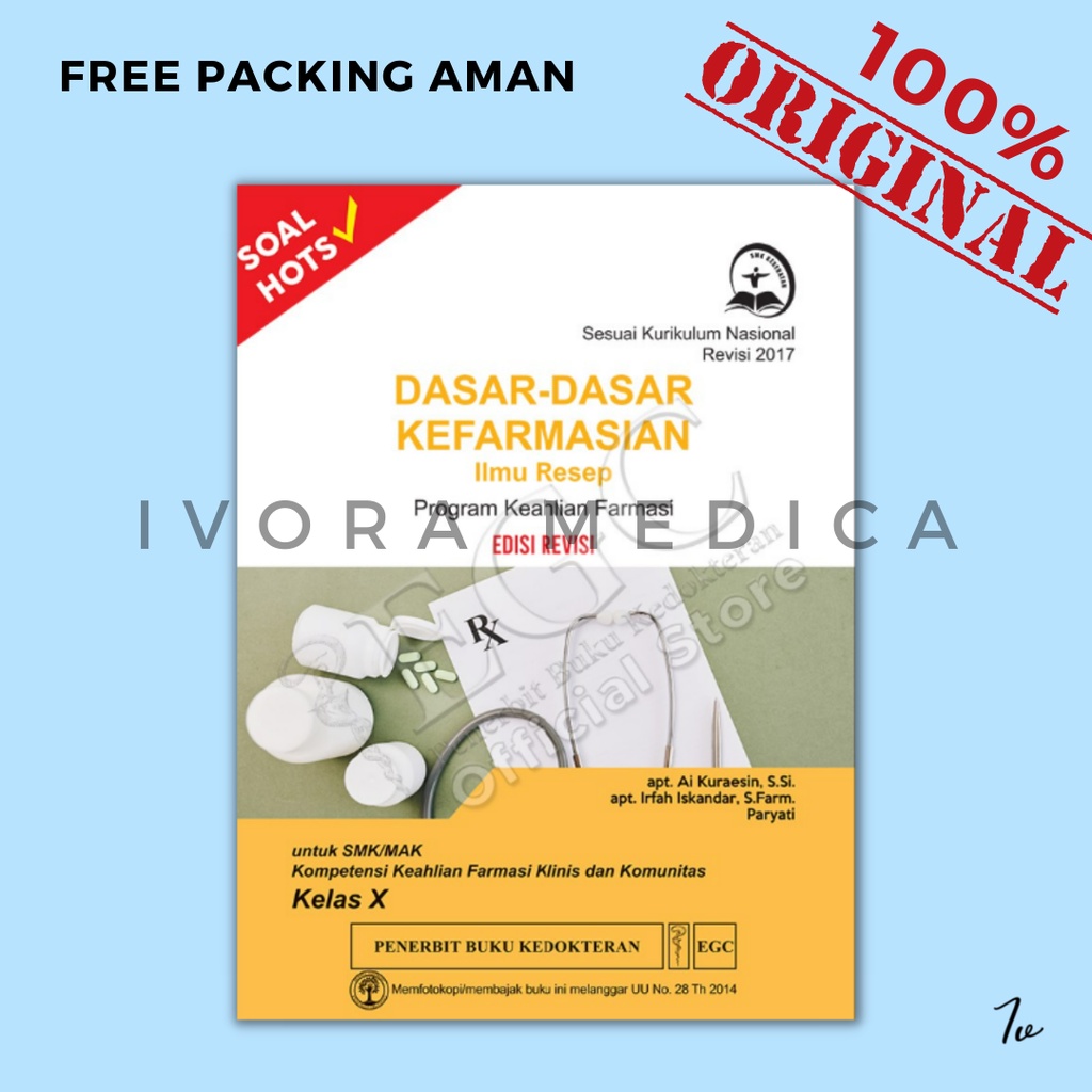 EGC Dasar-Dasar Kefarmasian Ilmu Resep Kelas X