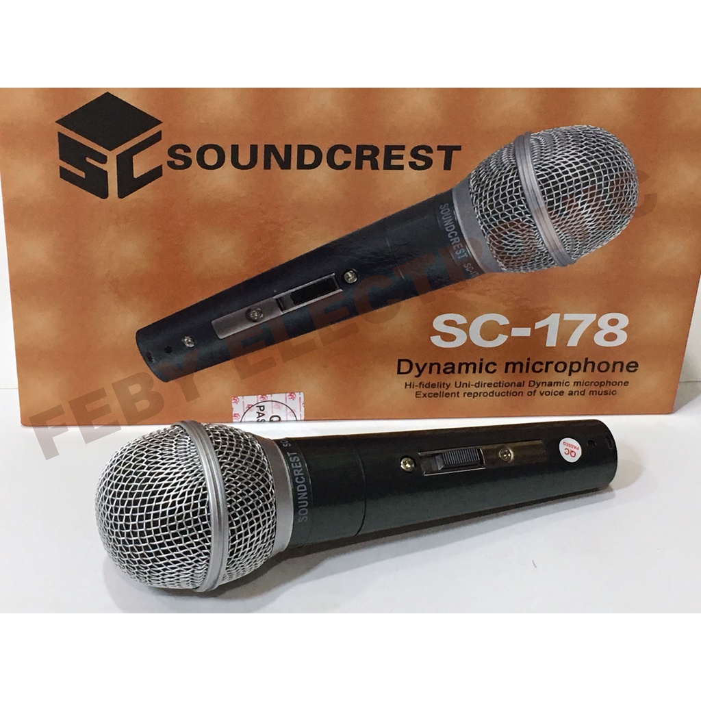 Mic Soundcrest SC 178 Microphone Kabel Soundcrest