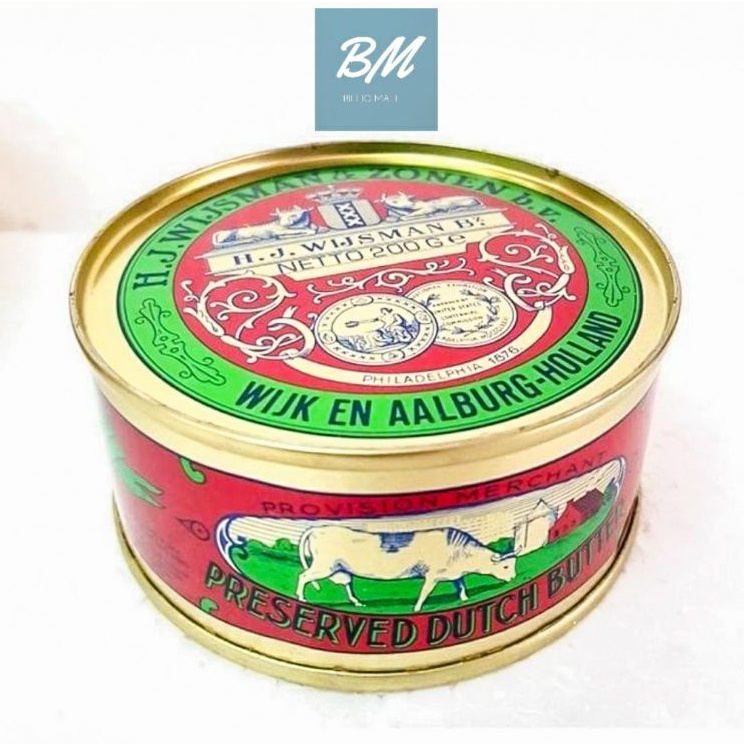 

Wisman Butter Mentega 200 gr / Wisman Kemasan Kaleng 200 gr / Butter Mentega Wisman 200 gram / Wijsman Preserved Dutch Salted Butter 200 gr / Mentega WISMAN 200 gram HALAL